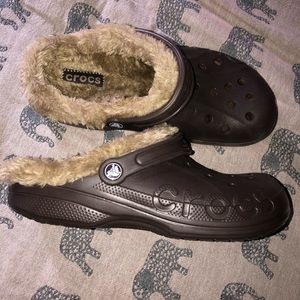 NWOT Fleece-Lined Crocs